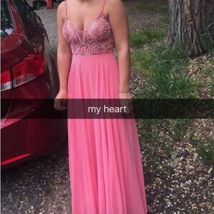 Coral Prom Dress